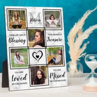 Personalized Memorial Keepsake Unique Photo Plaque
