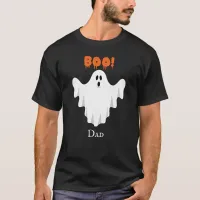 Cute Boo Ghost Dad Halloween T-Shirt