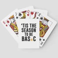 Tis The Season To Basic Christmas Poker Cards