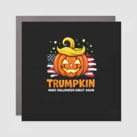 Trumpkin Make Halloween Great Again Funny Pumpkin Car Magnet