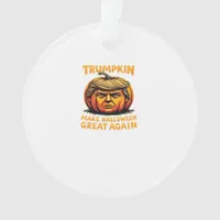 Halloween Trumpkin Make Halloween Great Again Ornament
