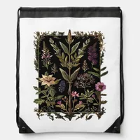 Goblincore Victorian Witch Herbs Classic Drawstring Bag