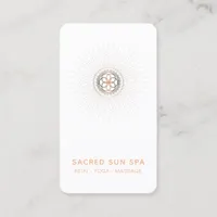 *~* Sacred Geometry Alchemy Shaman Mandala Business Card