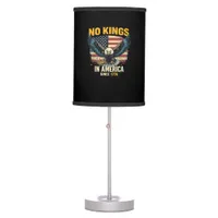 No Kings In America Since 1776 Vintage Graphic Table Lamp