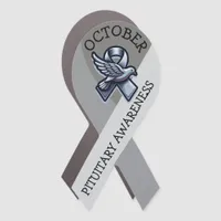 October is Pituitary Awareness Month Car Magnet