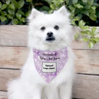 Personalized Groomed by (Add Business) Dog Pet Bandana Collar