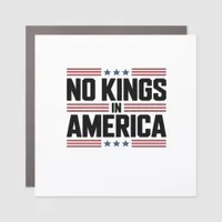 No Kings In America USA Creative Style Car Magnet