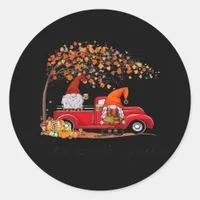 It’s Fall Y’all Pumpkin Halloween Classic Round Sticker