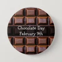 Chocolate Day February Food Holiday Button