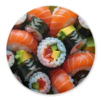 Sushi Roll Fun Unique Food Kitchen Cabinet Ceramic Knob