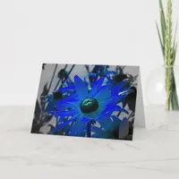 Blue Flower Card