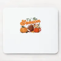Tis The Season Football Mug Autumn Design Mouse Pad