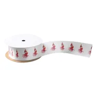 Cute Octopus Seas and Greetings Santa Hat Satin Ribbon