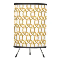 Lamp - Interlocking Golden Yellow Rings