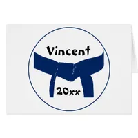 Martial Arts Dark Blue Belt