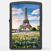 Eiffel Tower Sunrise in Paris Zippo Lighter