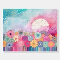 *~* UNICORN COLORS - Reverse  Motivational Rainbow Foam Board