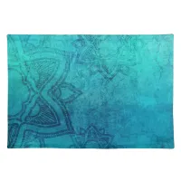 Blue Mandala Zen Kitchen Table Place Mat