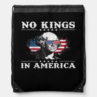 No Kings In America Doge Classic Funny Meme Drawstring Bag