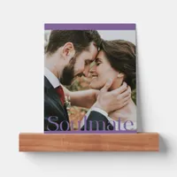 Typographic Soulmate Frame Design Picture Ledge