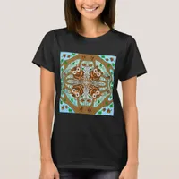 Hand Drawn Owl Mandala Artwork    T-Shirt