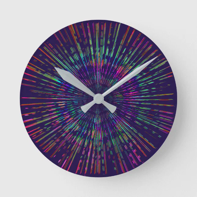 Horloge Ronde Feu d’artifice Round Clock