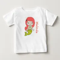 Personalized Mermaid Toddler Tshirt