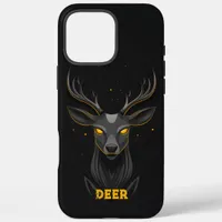 Magical Deer Black iPhone 16 Pro Max Case