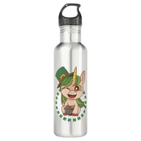 St Patrick Unicorn Stainless Steel Water Bottle