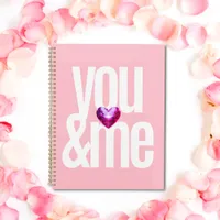 Customizable Pink Glitter Wedding and Valentine's Planner