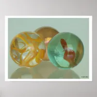 Poster - Three Marbles