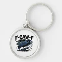 F-Caw-F Minimal Clean Design Keychain
