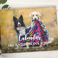 Personalized Dog Lover Family Custom Photos 2026 Calendar