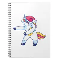 Christmas Unicorn Notebook