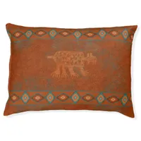 Southwest Canyons Petroglyphs Pet Bed