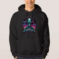 Gaming Alien Extraterrestrial Being Hoodie