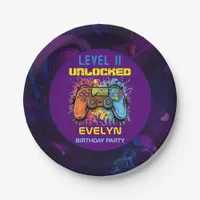  Game On Level Up Video Game Birthday Paper Plates