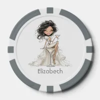 Vegas Bachelorette Party Photo Keepsake Gift Poker Chips