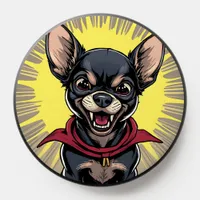 Funny Crazy Chihuahua   PopSocket