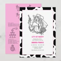 Nashville Cowgirl Bachelorette Weekend Itinerary Invitation