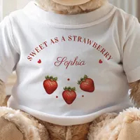 Sweet As Strawberry Red Hearts Love Girl Gift Teddy Bear