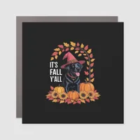 It’s Fall Y’all Halloween Autumn Funny Quote Car Magnet