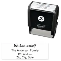 We have moved new return address self-inking stamp