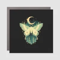 Moth Fairycore Goblincore Whimsigoth Cottagecore Car Magnet