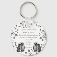 Personalized Wedding  Keychain