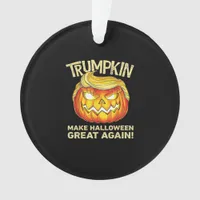 Trumpkin Make Halloween Great Again Men Funny Clas Ornament