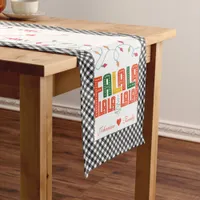 Family Christmas Karaoke Carols Choir Group Medium Table Runner