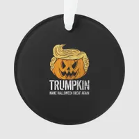 Halloween Great Again Donald  Trumpkin Pumpkin Ornament