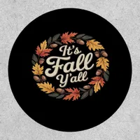 It’s Fall Y’all Halloween Bats Pumpkin Trendy Patch