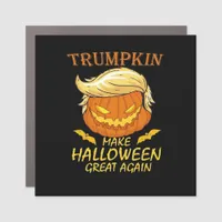 Trumpkin Make Halloween Great Again – Retro Pumpki Car Magnet